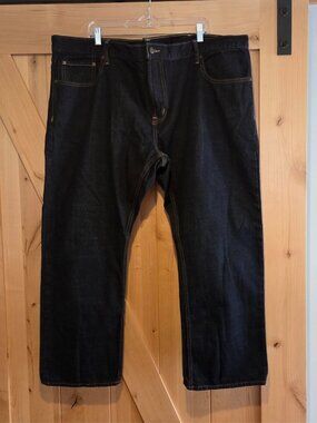 Mens Old Navy Slim 100% Cotton Blue Jeans Size 48x30